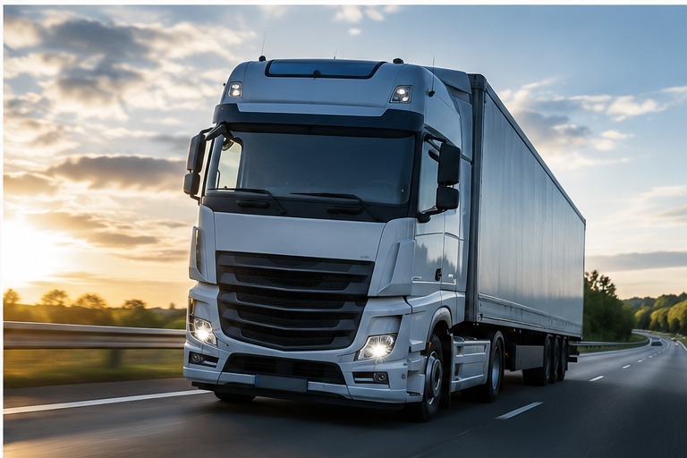 LKW auf der Straße