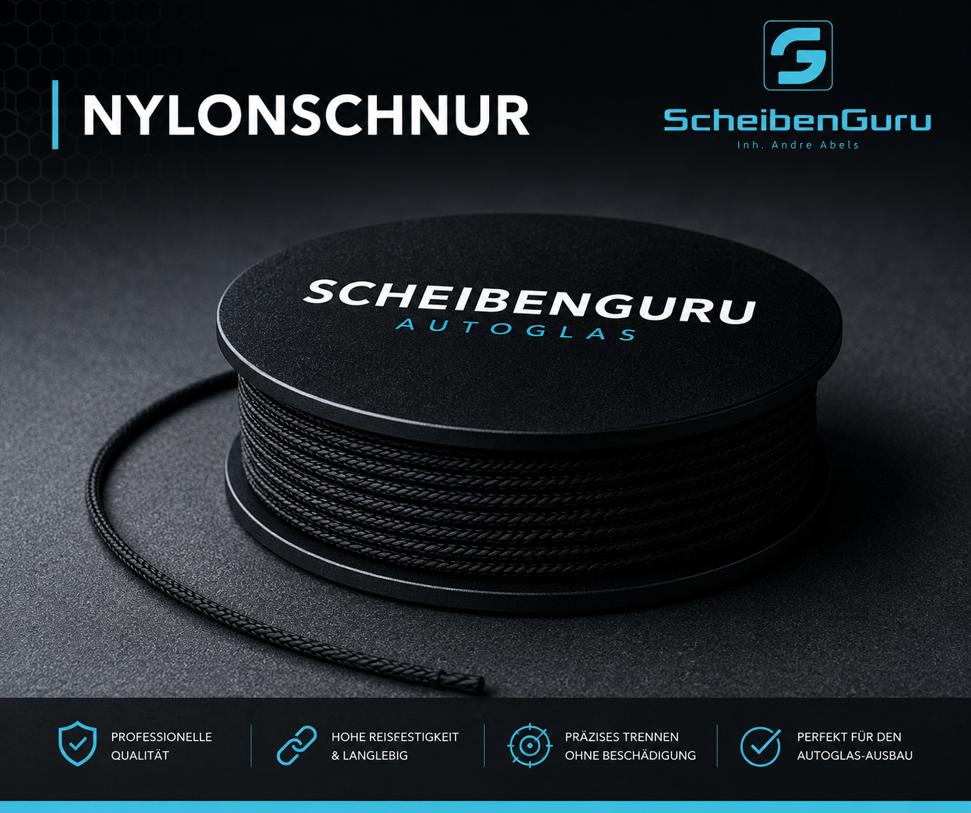 Nylonschnur für die lackschonende Austrenntechnik bei ScheibenGuru